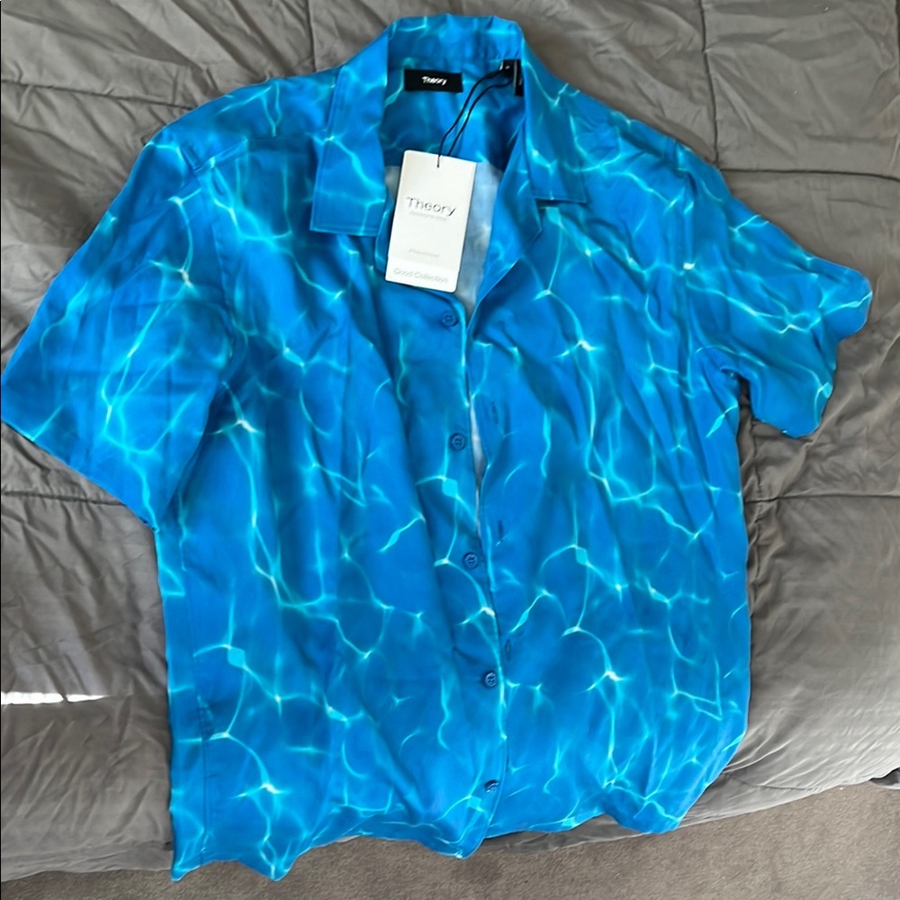 Theory Multi Ripple Print Shirt